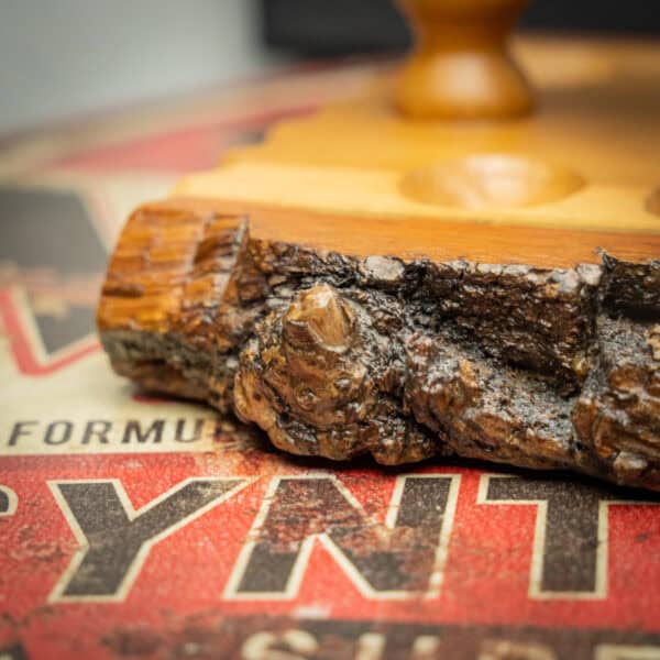 Massive Wooden Pipe Stand | Handmade | Holds 10 Pipes - Image 13