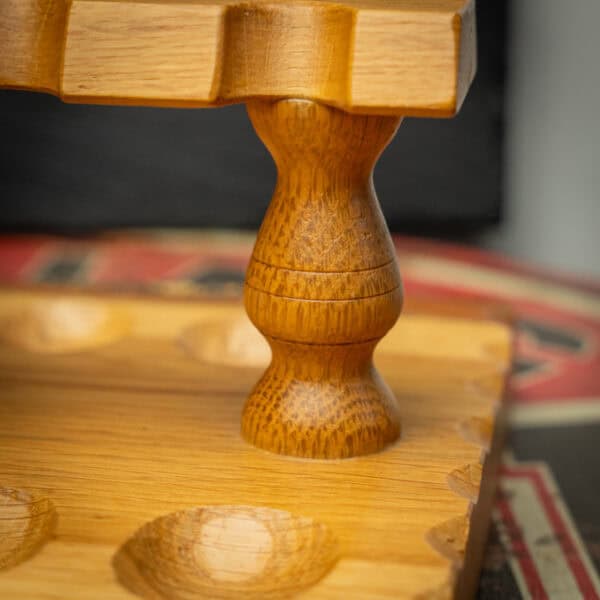 Massive Wooden Pipe Stand | Handmade | Holds 10 Pipes - Image 8