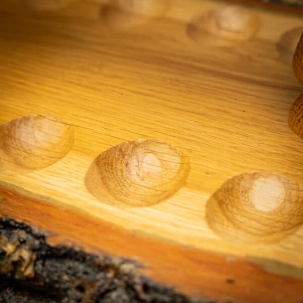 Massive Wooden Pipe Stand | Handmade | Holds 10 Pipes - Image 7