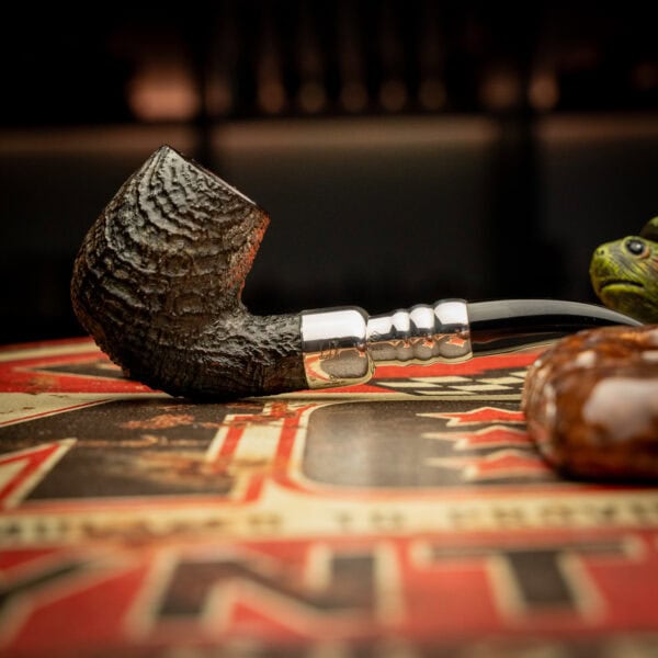 Dunhill Shell Briar Silver Spigot 4102 9mm  (ca. 1986–2000) - Image 9