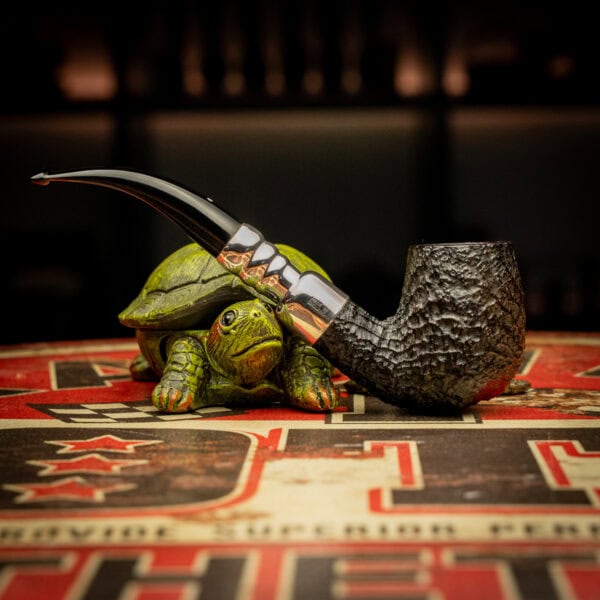 Dunhill Shell Briar Silver Spigot 4102 9mm  (ca. 1986–2000) - Image 2