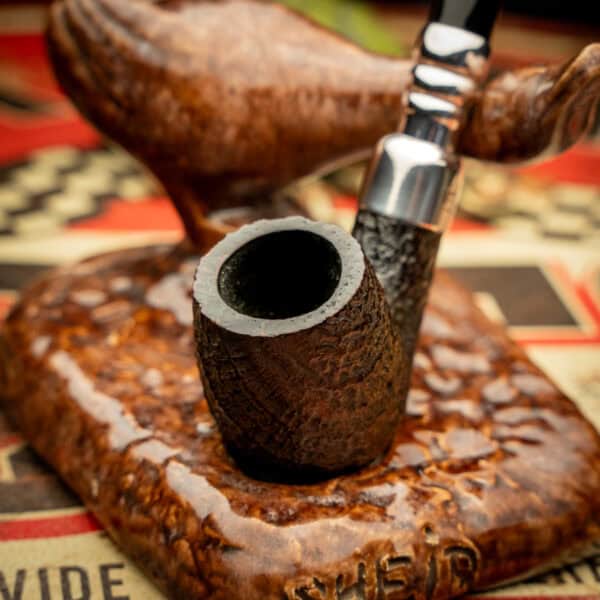 Dunhill Shell Briar Silver Spigot 4102 9mm  (ca. 1986–2000) - Image 4