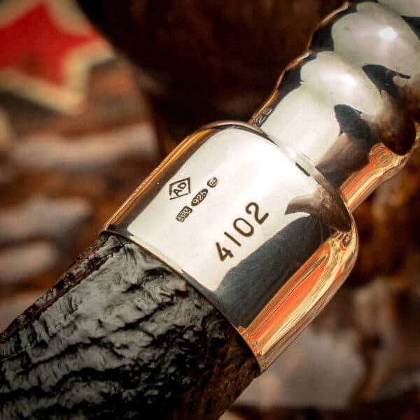 Dunhill Shell Briar Silver Spigot 4102 9mm  (ca. 1986–2000) - Image 7