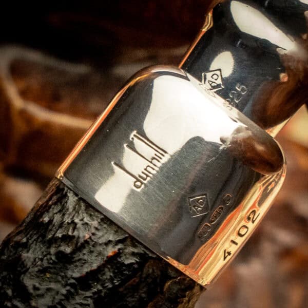 Dunhill Shell Briar Silver Spigot 4102 9mm  (ca. 1986–2000) - Image 8