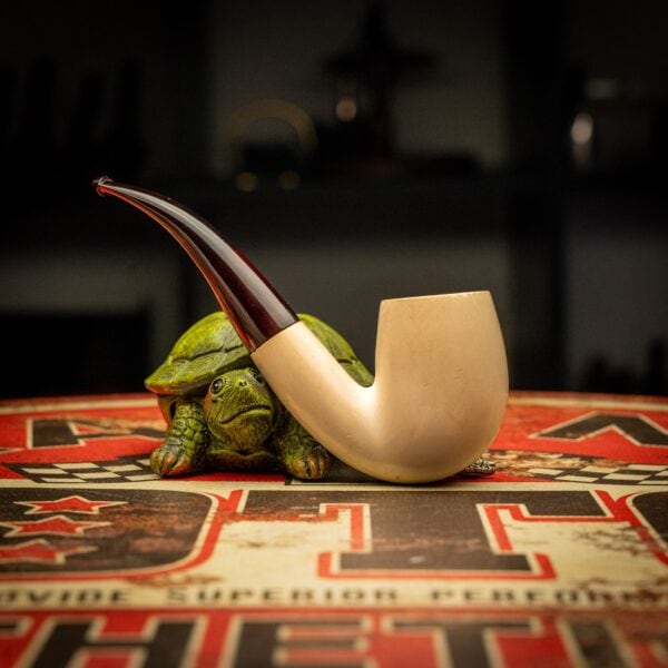 No Name Meerschaum with Case NOS - Image 3