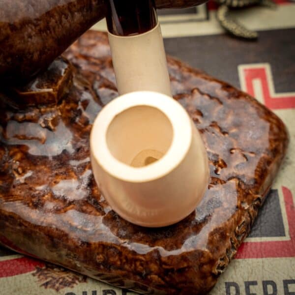 No Name Meerschaum with Case NOS - Image 5