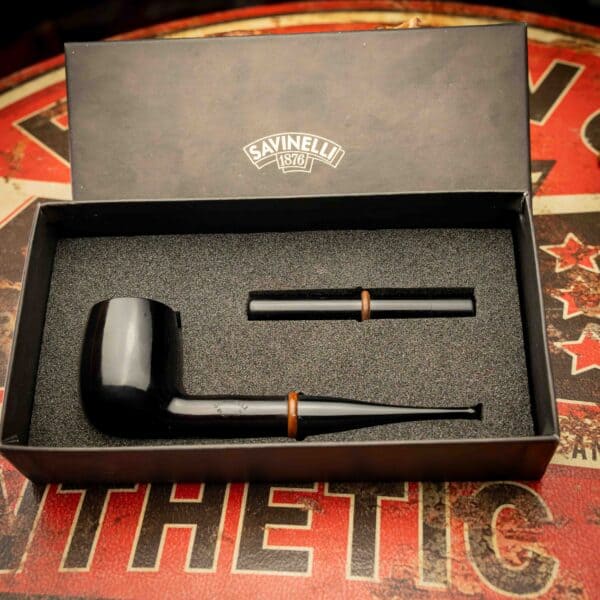 Savinelli 111KS Black Set + Tamper & Box